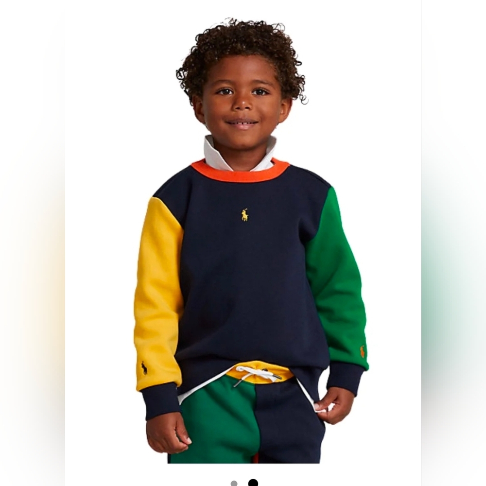 Ralph Lauren Color Block Crew Neck Sweater (8)
